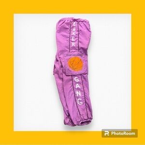 SHEIN Los Angeles Lakers Nylon Cargo Jogger Pants XS